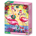 Festive Flamingos 500 Piece Jigsaw Puzzle Springbok - for just $17.99! 