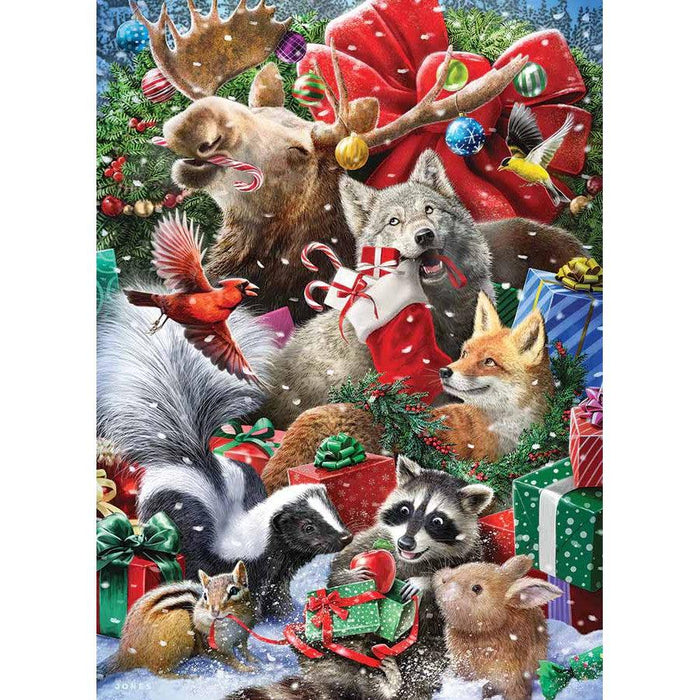 Festive Friends 350 Piece Family Jigsaw Puzzle Cobble Hill - for just $17.99! 