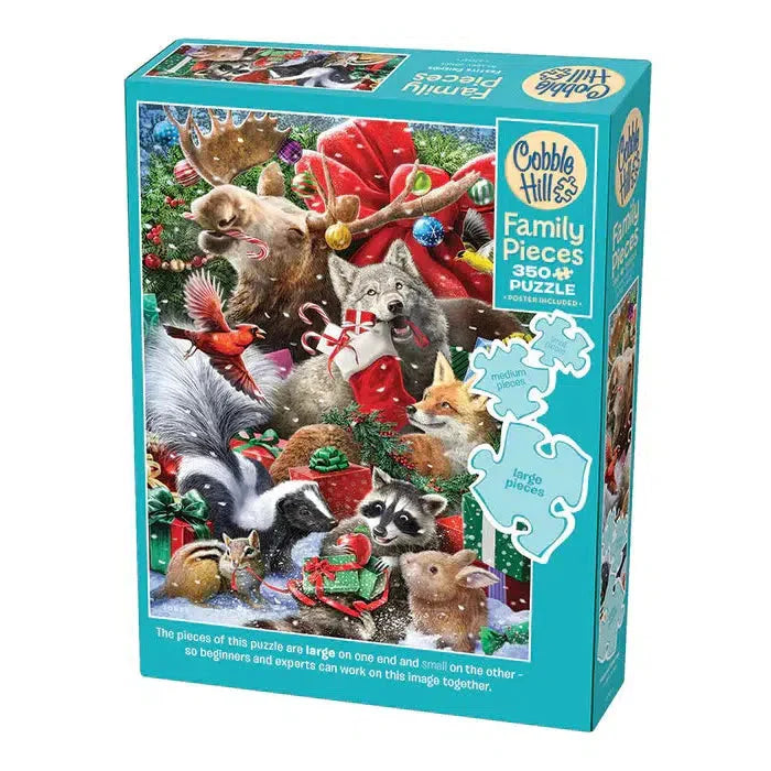 Festive Friends 350 Piece Family Jigsaw Puzzle Cobble Hill - for just $17.99! 