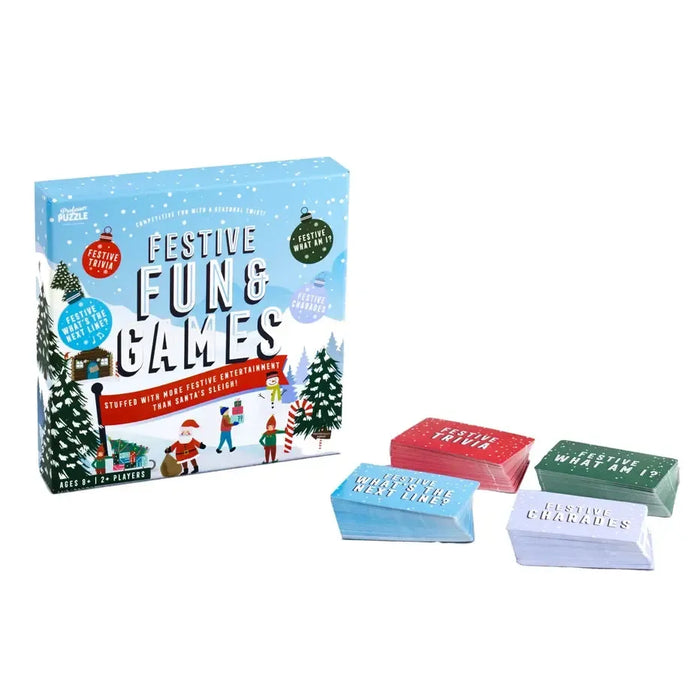 Festive Fun & Games - Charades, Trivia & More - Professor Puzzle - for just $14.99! 