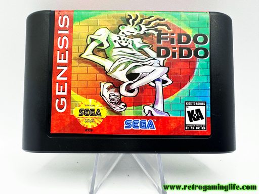 Fido Dido Prototype Reproduction Sega Genesis Video Game Cart - for just $19.99! 