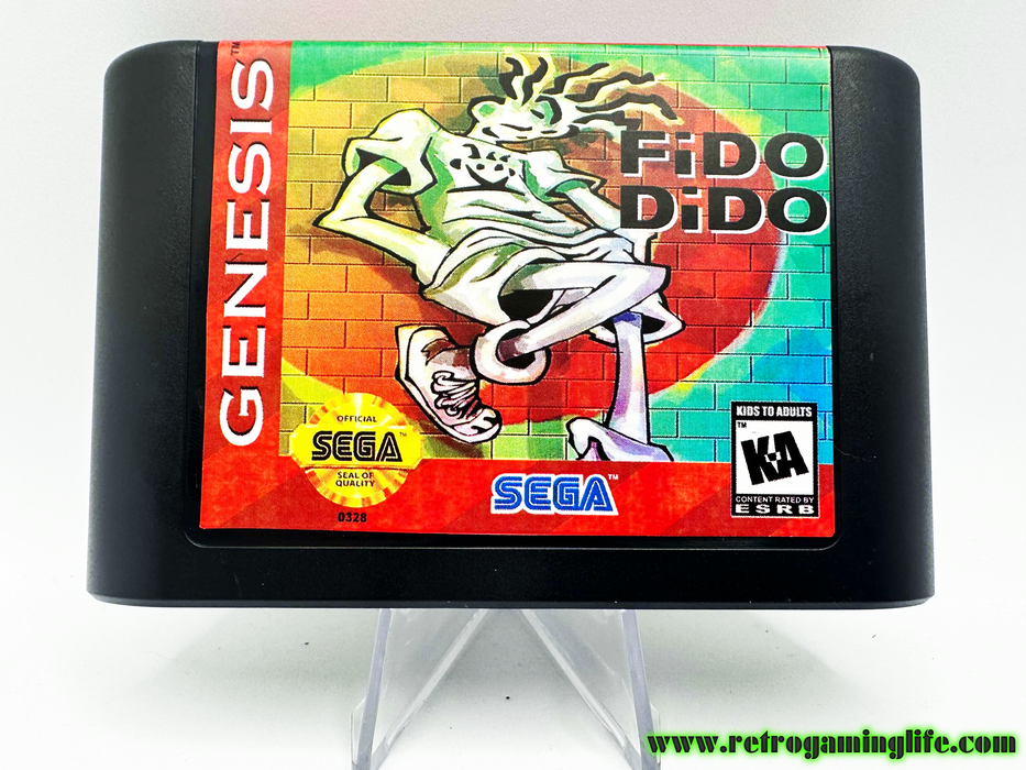 Fido Dido Prototype Reproduction Sega Genesis Video Game Cart - for just $19.99! 