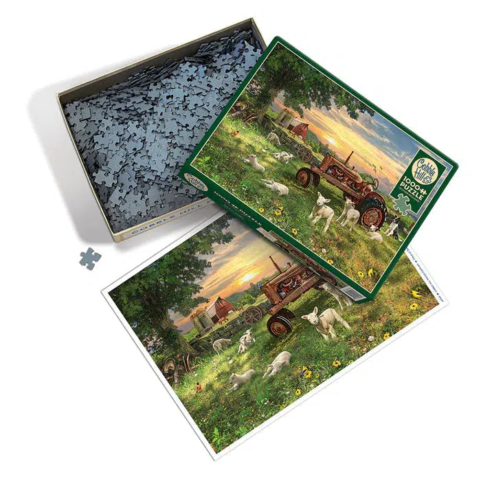 Field at Sunrise 1000 Piece Jigsaw Puzzle Cobble Hill - for just $19.99! 