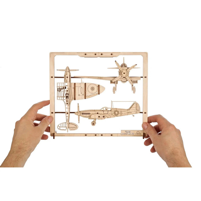 Fighter Aircraft 2.5D Wood Model Kit UGEARS - for just $26.99! 