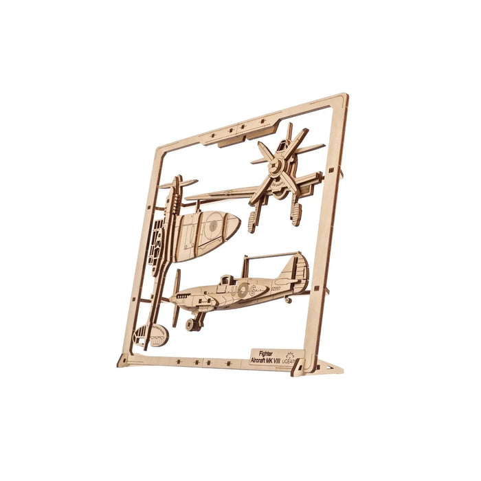 Fighter Aircraft 2.5D Wood Model Kit UGEARS - for just $26.99! 