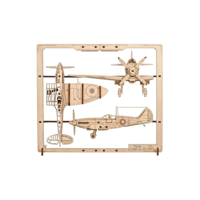 Fighter Aircraft 2.5D Wood Model Kit UGEARS - for just $26.99! 