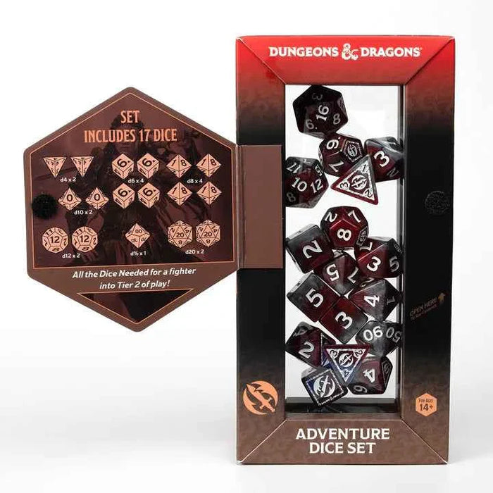 D&D Adventure Dice: Fighter (Red) - for just $21.50! 