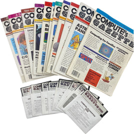 Front top view of Compute's Gazette 1984 Back Issue(s) C64 C128 VIC-20 Commodore 64 Magazine