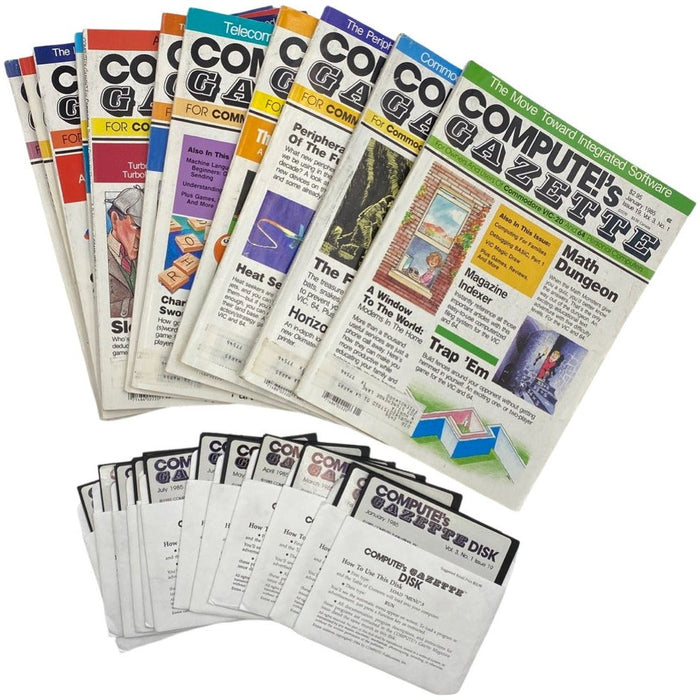 Compute's Gazette 1985 Back Issue(s) C64 C128 VIC-20 Commodore 64 Magazine - Premium Books & Manuals - Just $49.99! Shop now at Retro Gaming of Denver