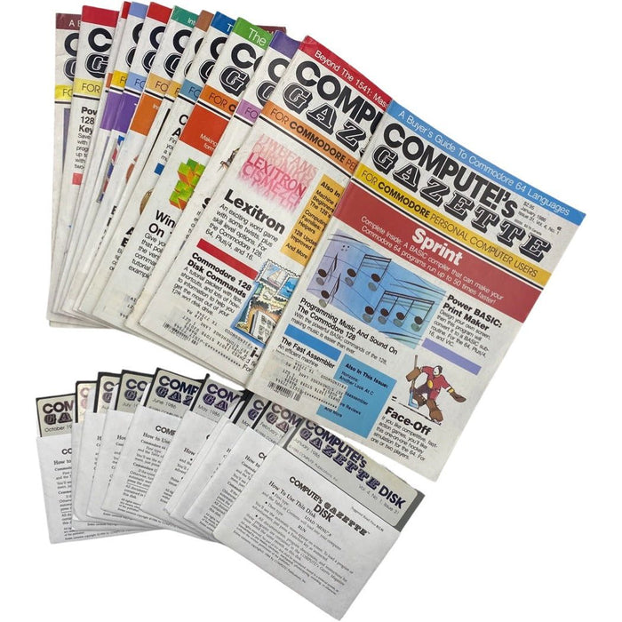 Compute's Gazette 1986 Back Issue(s) C64 C128 VIC-20 Commodore 64 Magazine - Just $47.99! Shop now at Retro Gaming of Denver