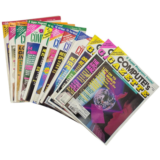 Compute's Gazette 1989 Back Issue(s) C64 C128 VIC-20 Commodore 64 Magazine - Premium Books & Manuals - Just $39.99! Shop now at Retro Gaming of Denver