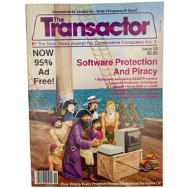 Top view of The Transactor Magazine - November 1984 - Volume 5 Issue 3 - Commodore News/Tech Journal