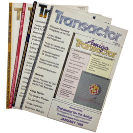 Top view of The Transactor Magazine -1988 - Commodore News/Tech Journal
