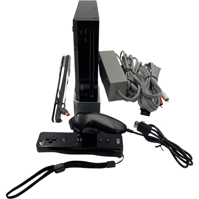 Black Nintendo Wii System - Wii - Premium Video Game Consoles - Just $103.99! Shop now at Retro Gaming of Denver