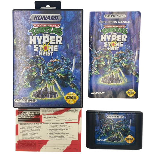 Teenage Mutant Ninja Turtles Hyperstone Heist TMNT - Sega Genesis CIB W/ REG - Just $170! Shop now at Retro Gaming of Denver