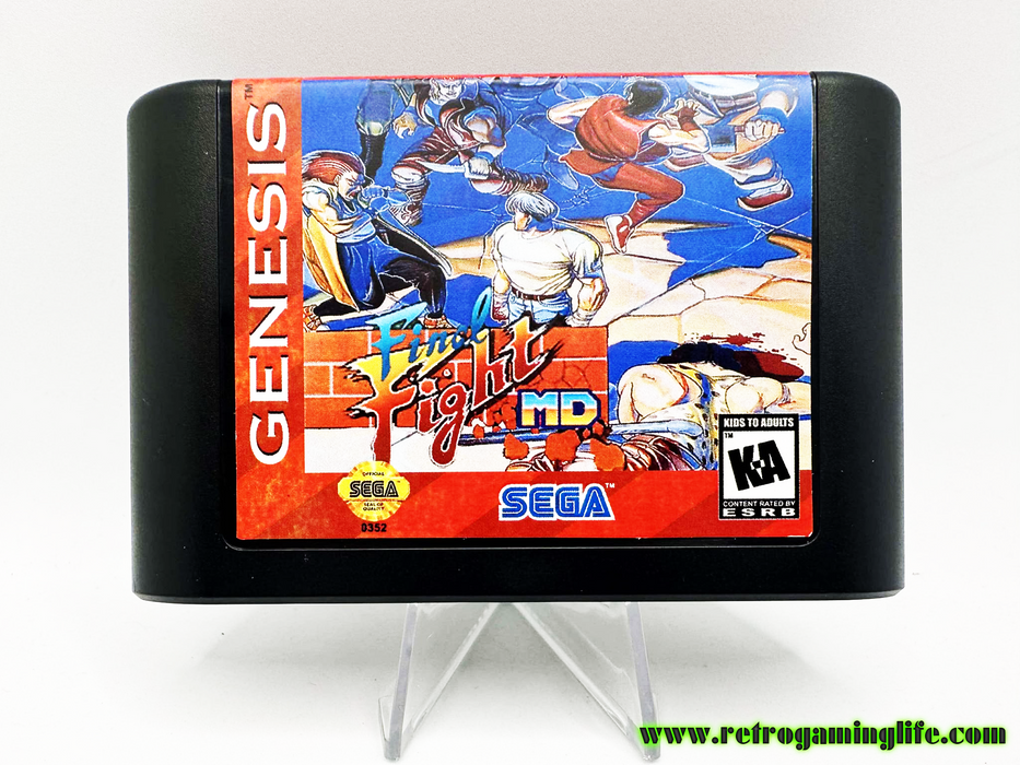 Final Fight MD Demo Sega Genesis Video Game Cart - for just $19.99! 