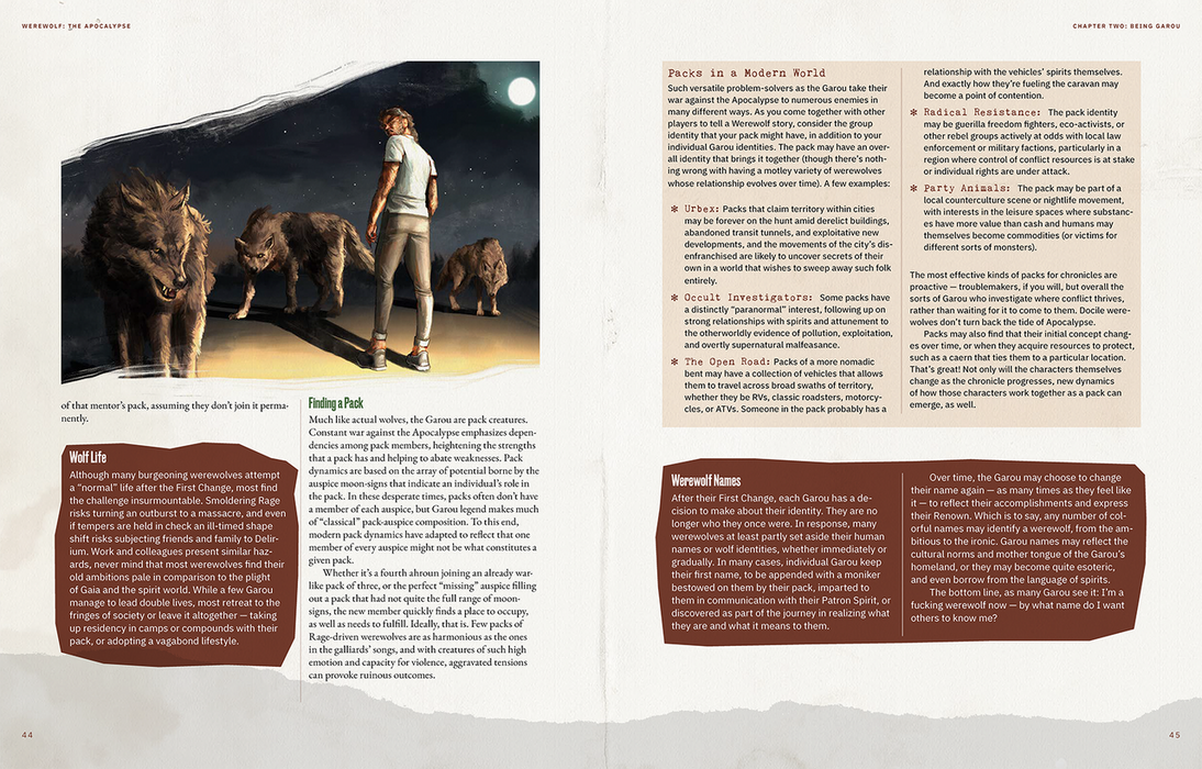 Werewolf: the Apocalypse- 5th Edition Core Rulebook - for just $55! 