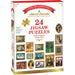 Fine Art Christmas Advent Calendar - 24 Set of 50 Piece Mini Jigsaw Puzzles Eurographics - for just $44.99! 