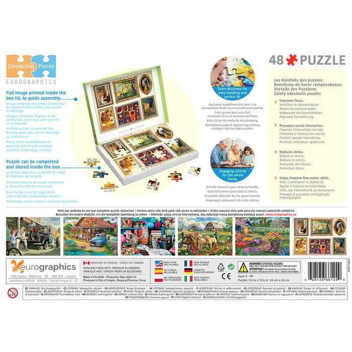 Fine Art Gallery Wall 48 Connecting Pieces Jigsaw Puzzle Eurographics - for just $19.99! 