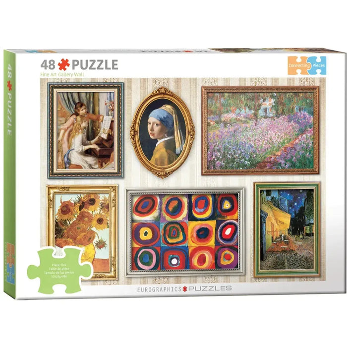 Fine Art Gallery Wall 48 Connecting Pieces Jigsaw Puzzle Eurographics - for just $19.99! 