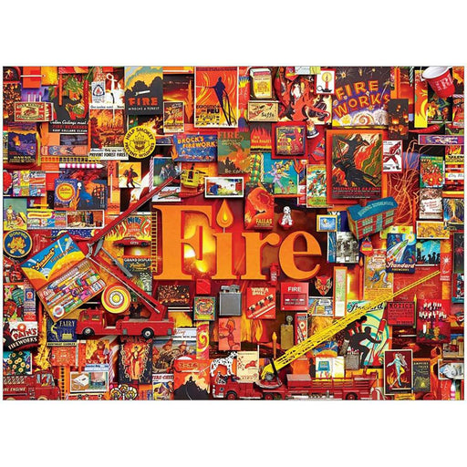 Fire 1000 Piece Jigsaw Puzzle Cobble Hill - for just $19.99! 