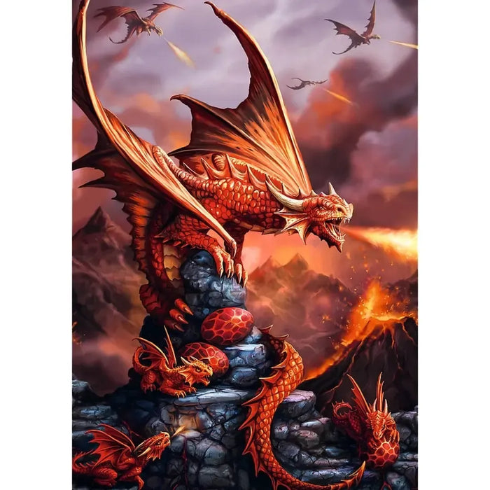 Fire Dragon by Anne Stokes 1000 Piece Jigsaw Puzzle Trefl - for just $19.99! 