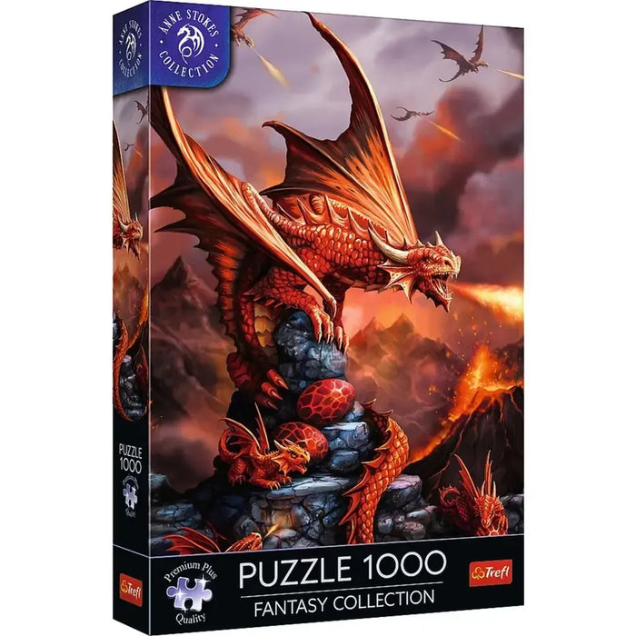 Fire Dragon by Anne Stokes 1000 Piece Jigsaw Puzzle Trefl - for just $19.99! 