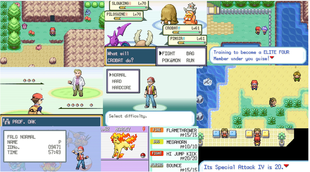 Pokemon FireRed ReIgnited GBA Pokemon ROM Hack Video Game Boy Advance - for just $19.49! 