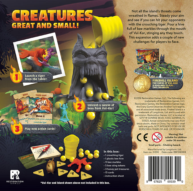 Fireball Island: Crouching Tiger, Hidden Bees Expansion - for just $14.95! 