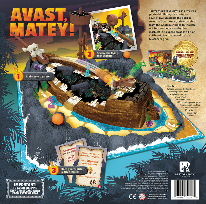 Fireball Island: Wreck of the Crimson Cutlass Expansion - for just $39.95! 