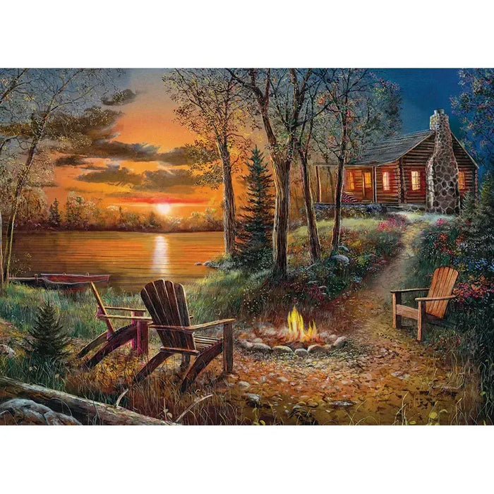 Fireside 1000 Piece Jigsaw Puzzle Jack Pine - for just $14.99! 