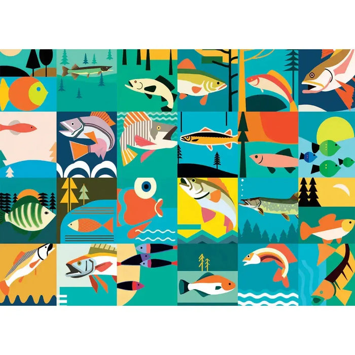 Fish Out of Water "Something's Amiss" 500 Piece Jigsaw Puzzle PuzzleTwist - for just $25.99! 