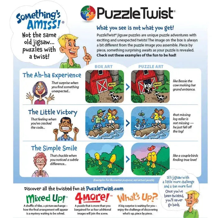 Fish Out of Water "Something's Amiss" 500 Piece Jigsaw Puzzle PuzzleTwist - for just $25.99! 