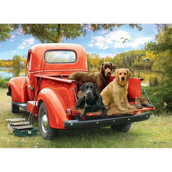 Fishing Friends 1000 Piece Jigsaw Puzzle Cobble Hill - for just $19.99! 