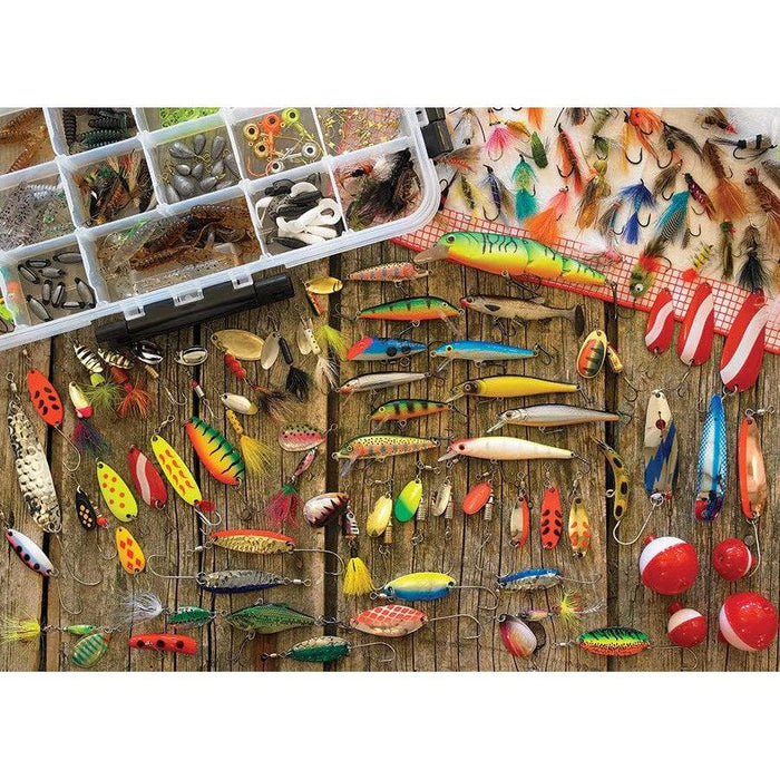 Fishing Lures 1000 Piece Jigsaw Puzzle Cobble Hill - for just $19.99! 
