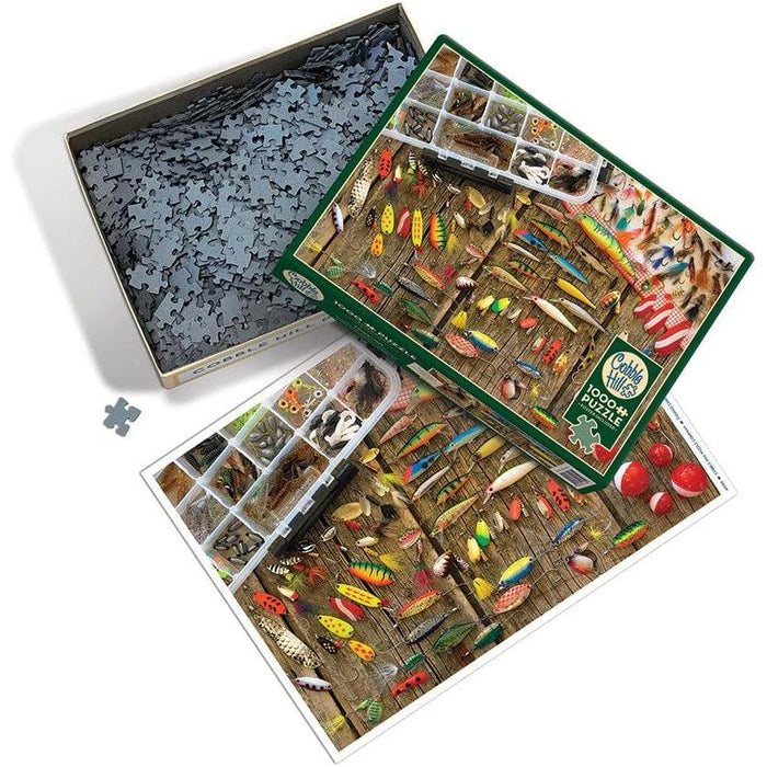 Fishing Lures 1000 Piece Jigsaw Puzzle Cobble Hill - for just $19.99! 