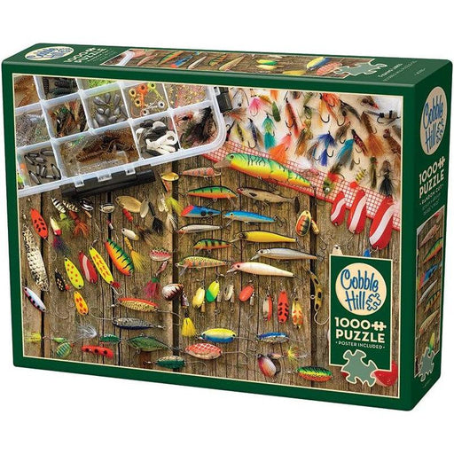 Fishing Lures 1000 Piece Jigsaw Puzzle Cobble Hill - for just $19.99! 