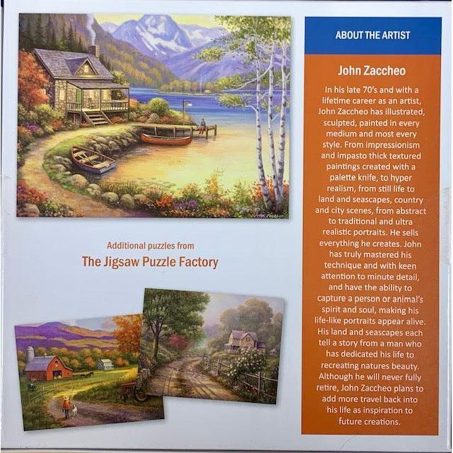 Fishing at the Lake Home Sweet Home 300 Piece Jigsaw Puzzle Leap Year - for just $14.99! 