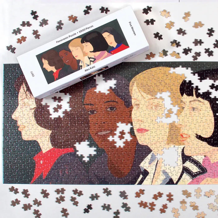 Five Women by Alex Katz 1000 Piece Panoramic Jigsaw Puzzle Galison - for just $19.99! 