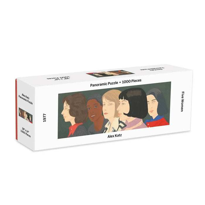 Five Women by Alex Katz 1000 Piece Panoramic Jigsaw Puzzle Galison - for just $19.99! 