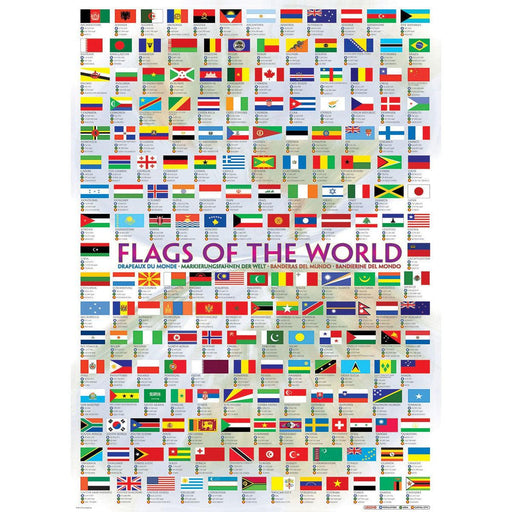 Flags of the World 1000 Piece Jigsaw Puzzle Eurographics - for just $19.99! 
