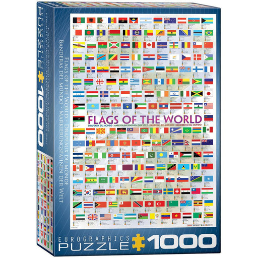 Flags of the World 1000 Piece Jigsaw Puzzle Eurographics - for just $19.99! 