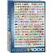 Flags of the World 1000 Piece Jigsaw Puzzle Eurographics - for just $19.99! 