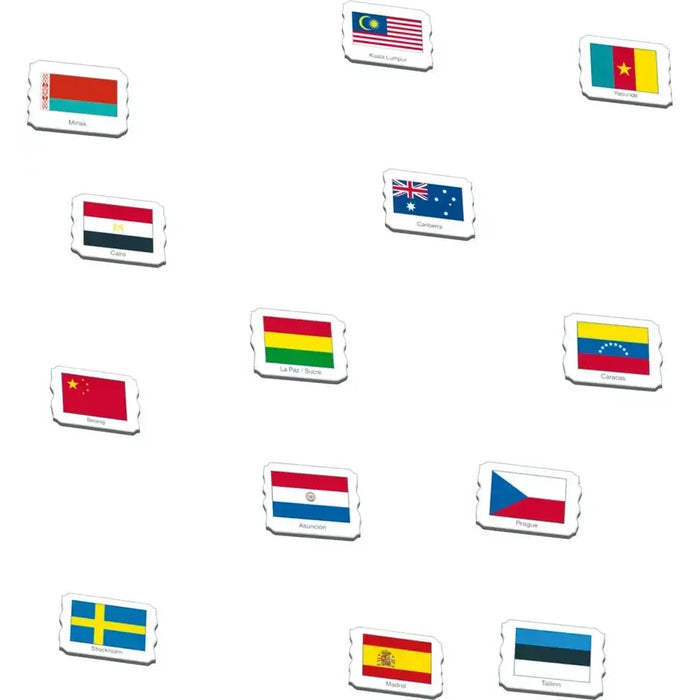 Flags of the World 80 Piece Tray Jigsaw Puzzle Larsen - for just $11.99! 