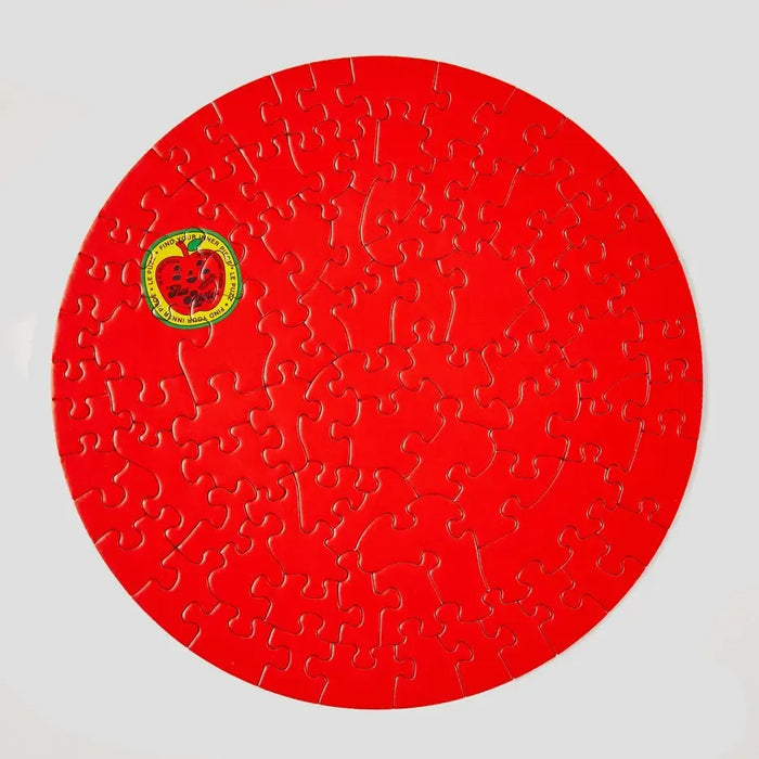 Flat Apple 81 Piece Round Jigsaw Puzzle Le Puzz - for just $24.99! 
