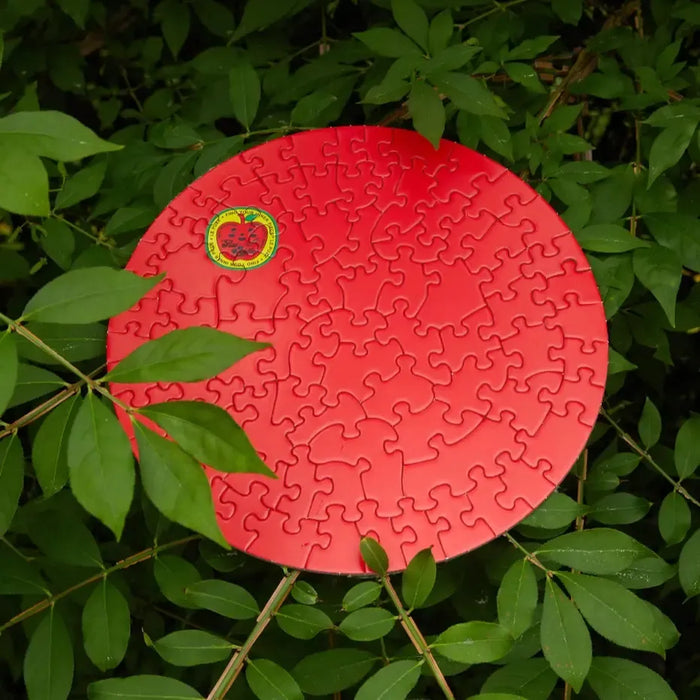 Flat Apple 81 Piece Round Jigsaw Puzzle Le Puzz - for just $24.99! 