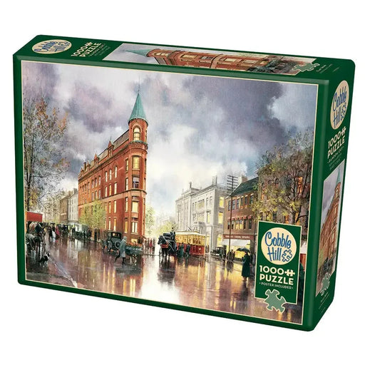 Flat Iron 1000 Piece Jigsaw Puzzle Cobble Hill - for just $19.99! 