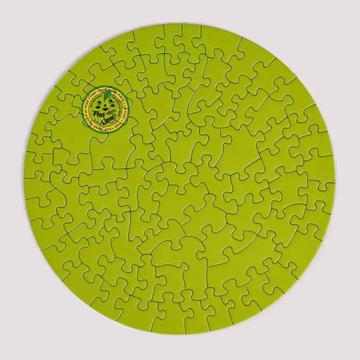 Flat Lime 81 Piece Round Jigsaw Puzzle Le Puzz - for just $24.99! 