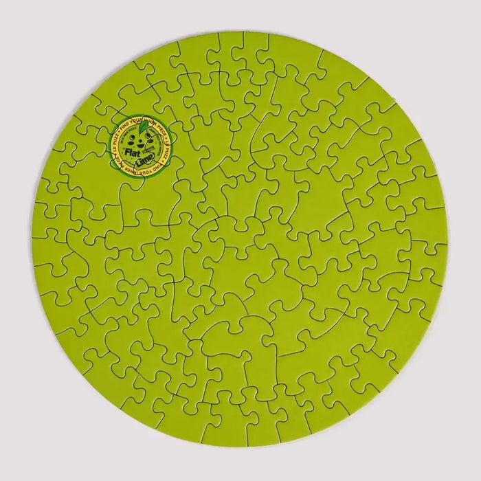 Flat Lime 81 Piece Round Jigsaw Puzzle Le Puzz - for just $24.99! 