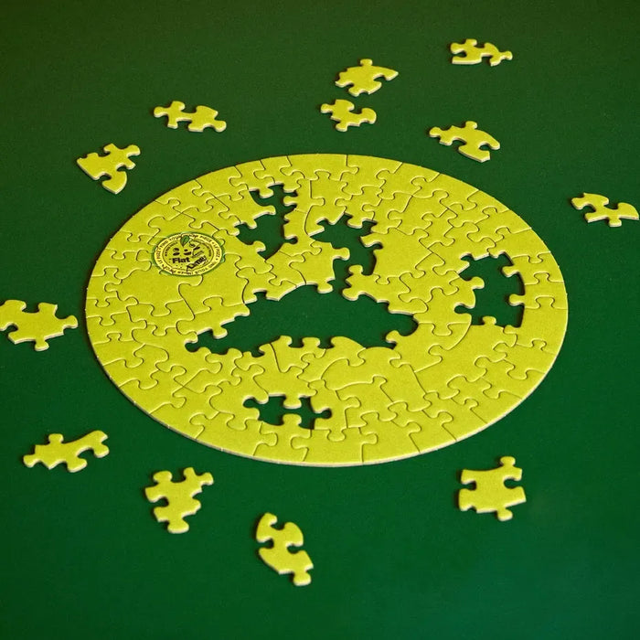 Flat Lime 81 Piece Round Jigsaw Puzzle Le Puzz - for just $24.99! 